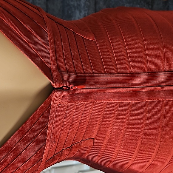 herve leger red XS dress - Picture 6 of 8